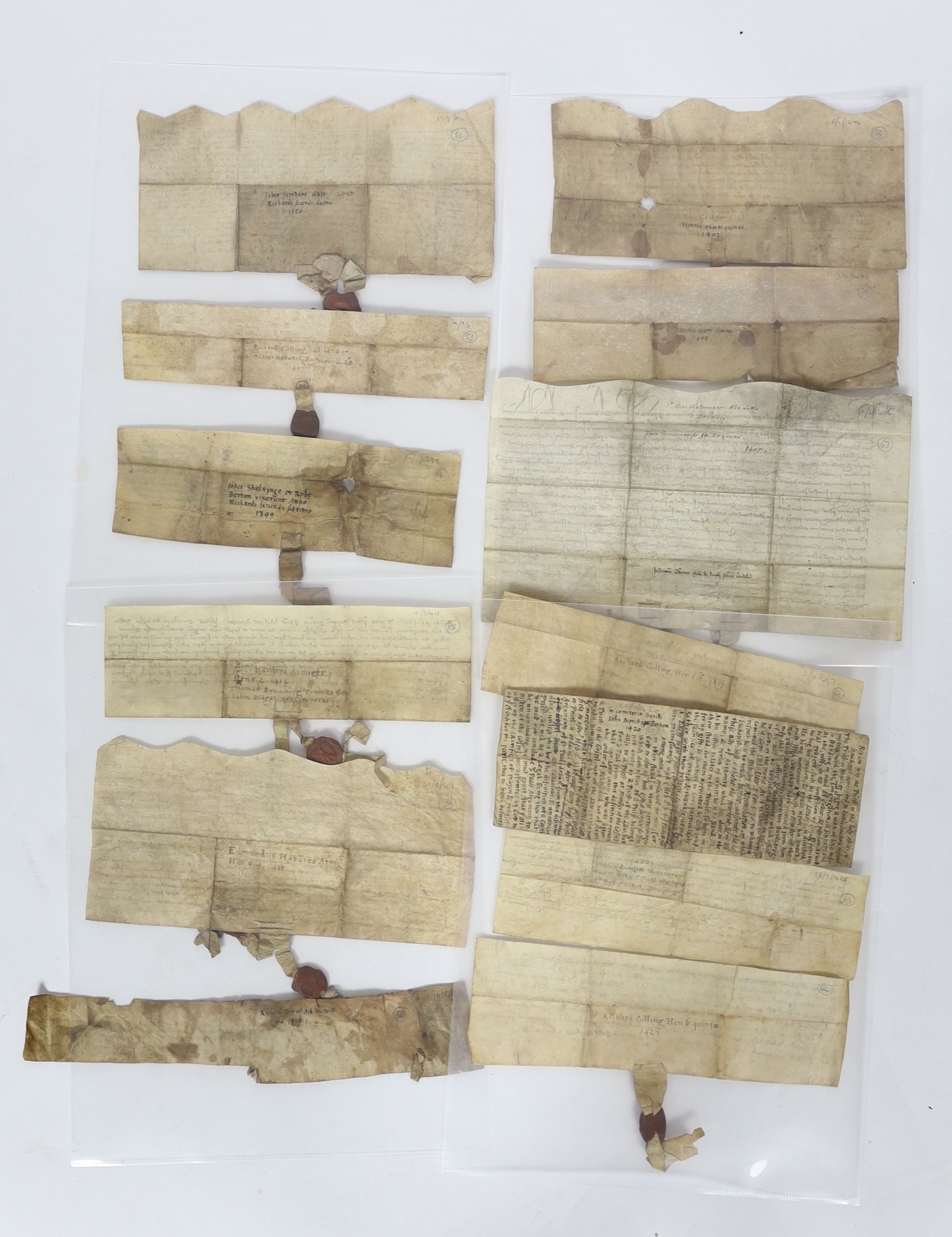 A Collection of deeds and documents relating chiefly to Kent, 1264-1654, from the collection of Thomas Godfrey Godfrey-Faussett (1829-1877)